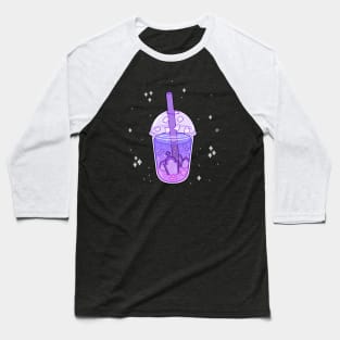 Graveyard boba tea with many ghosts Baseball T-Shirt